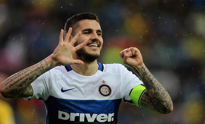 ICARDI SET FOR ARSENAL TALKS!Arsenal's search for a striker seems to be coming to an end with Sky Italia reporting that he's set for talks with the Gunners.