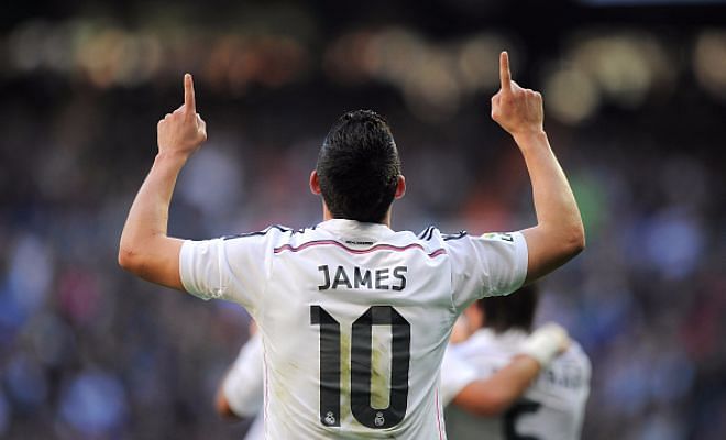 Huge news coming in! Reliable sources are stating that Chelsea are in 'advanced talks' with Real Madrid to sign James Rodriguez. The emergence of teenage wonderkid Marco Asensio has pushed James further down the pecking order and the Blues are preparing to swoop in. The price is said to be around 70 million pounds
