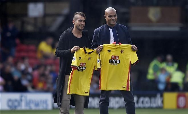 Hornets confirm two new summer signingsWatford have completed the signing of Sunderland defender Younes Kaboul and Roberto Pereyra from Juventus on a club record transfer fee.