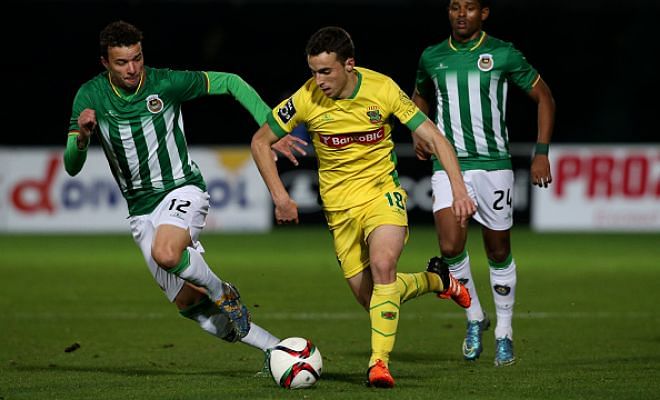 Gotcha! Diogo Jota.Atletico Madrid have confirmed the singing of Diogo Jota. The 19-year-old attacking midfielder has joined on a five-year deal.He signs from Primeria Liga side F.C. Paços de Ferreira.
