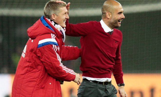 Bayern Munich manager Pep Guardiola insists that Bastian Schweinsteiger's future depends on what the midfielder wants. (Sky Sports)