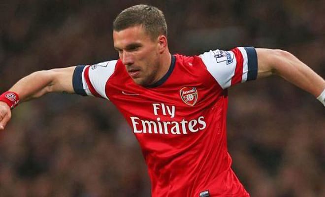 Lukas Podolski is expected to have a medical with Galatasaray next week. [The Times]