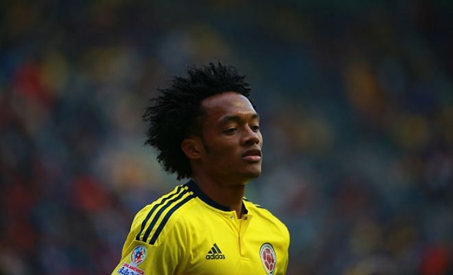 Colombia winger Juan Cuadrado could be the man to make way for Pedro in the squad, 
with Italian club Juventus interested in the 27-year-old. [ Daily Express ]