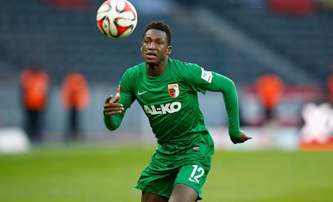 Chelsea's chances of landing Baba Rahman have been boosted after Augsburg signed a replacement for the Ghanaian defender.
The German club have confirmed the capture of Karlsruhe left-back Philipp Max, paving the way for Rahman to join the Blues.
Chelsea have also been considering a move for Tottenham's Danny Rose.