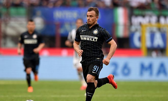 Swiss winger Xherdan Shaqiri could be on his way to Everton on a loan deal from Inter Milan. [Daily Star]