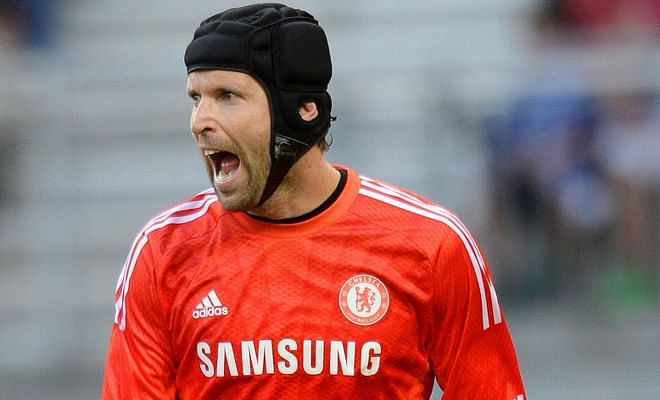 Chelsea manager Jose Mourinho insists any club interested in signing goalkeeper Petr Cech must swap a player of their own in return.