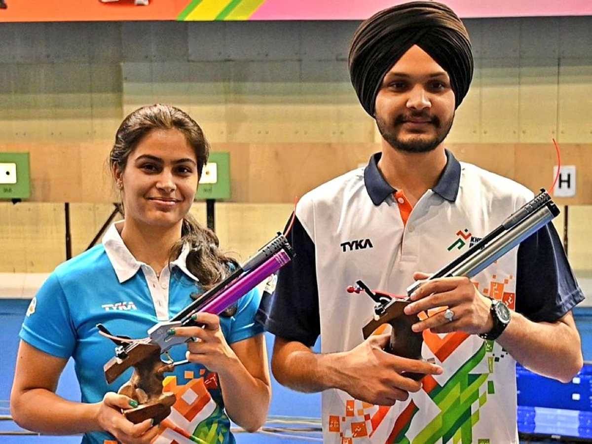 Manu Bhaker And Sarabjot Singh At Paris Olympics 2024 Live Updates ...