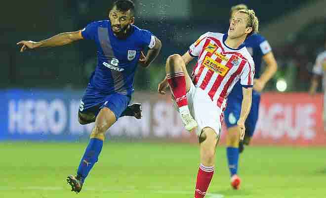 Mumbai stay on top with a point, and Atletico de Kolkata move up to third behind NorthEast.It was a fascinating contest, with the first half being clearly dominated by Mumbai and their fluid, free-moving attack. Defederico - the best Mumbai player by a mile - gave the home side a deserved lead, with a well-taken goal. In the second half, Kolkata came back strongly and as Javi Lara's influence on proceedings increased, so did the threat posed by his side. His goal came as a result of a fortunate deflection - but it was his directness that created the goal and it was well deserved. The second half was all Kolkata - and Molina's decision to take off Hume for Pearson stands vindicated. The first points dropped, the first goal conceded for Mumbai - and the first draw in the Mumbai-Kolkata fixture in ISL history is the result.It was a great game to cover, and it was a pleasure doing it with you guys. Thanks for reading! Anirudh Menon signing out, goodnight  Toodle-ooo!