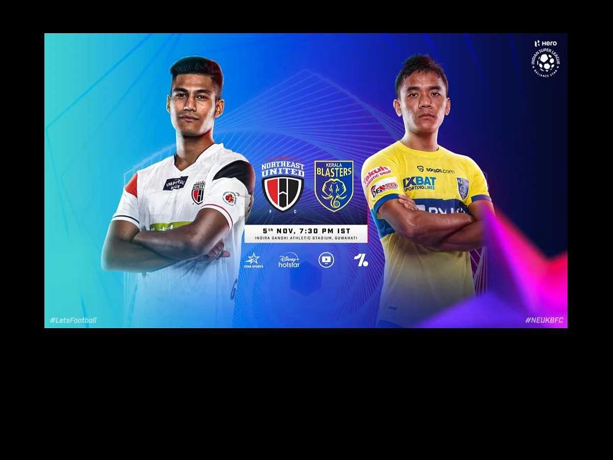 NorthEast United vs Kerala Blasters FC ISL 2022-23 LIVE Updates and Score