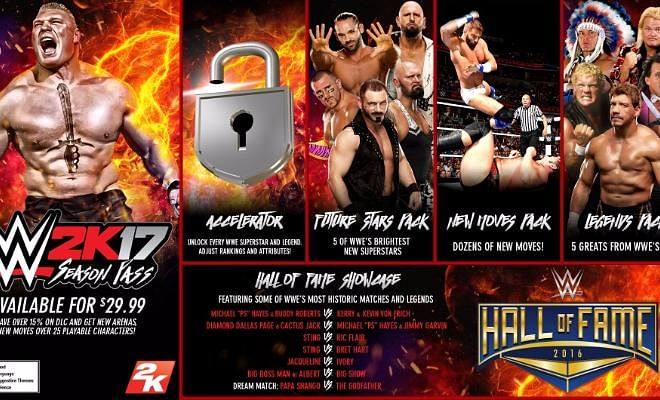Latest additions to WWE 2k17
