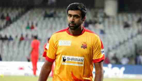 Siechem Madurai Panthers batsman Arun Karthik, who scored 106 runs from 61  balls against