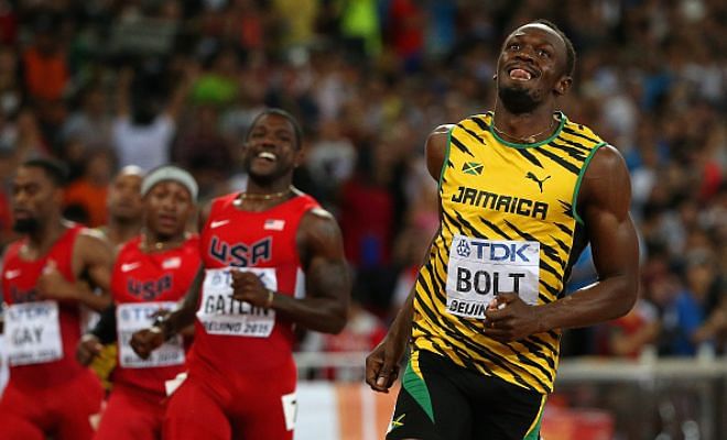 Twitter reacts as Usain Bolt wins the 100m race