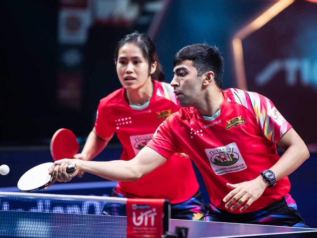 Ultimate Table Tennis 2023 LIVE Score, Match 13 Bengaluru Smashers vs Goa Challengers