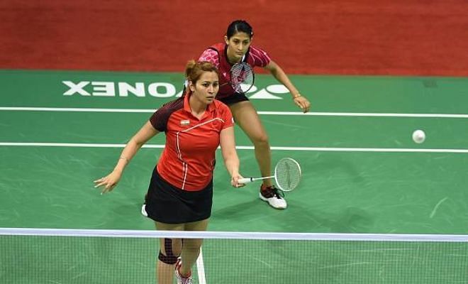 It took just 24 minutes for the Women’s doubles pair of Jwala Gutta and Ashwini Ponnappa to move into the quarterfinals of the US Open Grand Prix Gold as they beat the pair of Ozge Bayrak and Neslihan Yigit of Turkey 21-10 21-18 in the second round on Thursday.