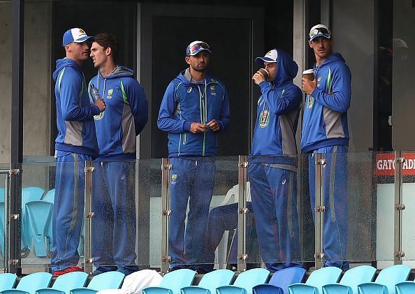 Members of the Australian Cricket Team