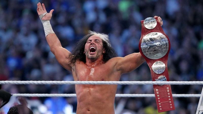 Enter captionMatt Hardy had the last laugh on social media in his battle with The Revivals, online