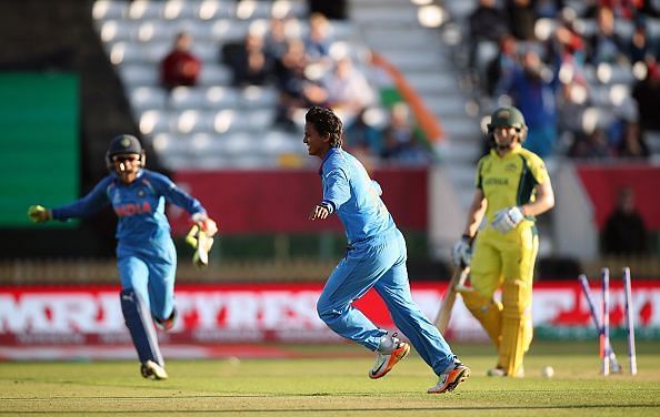 Australia v India - ICC Women&#039;s World Cup - Semi Final - County Ground : News Photo