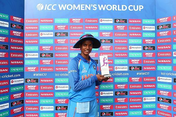 Sri Lanka v India - ICC Women&#039;s World Cup 2017 : News Photo