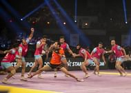 Anup's key move is the toe touch.