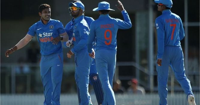 India 'A' beat Afghanistan 'A' to register their maiden victory in the the tri-nation series