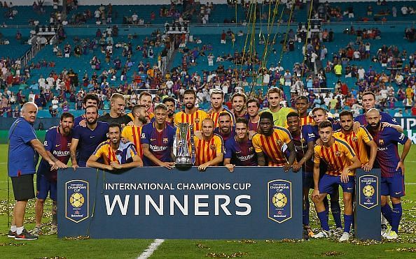 Barcelona are crowned the International Champions Cup 2017 winners