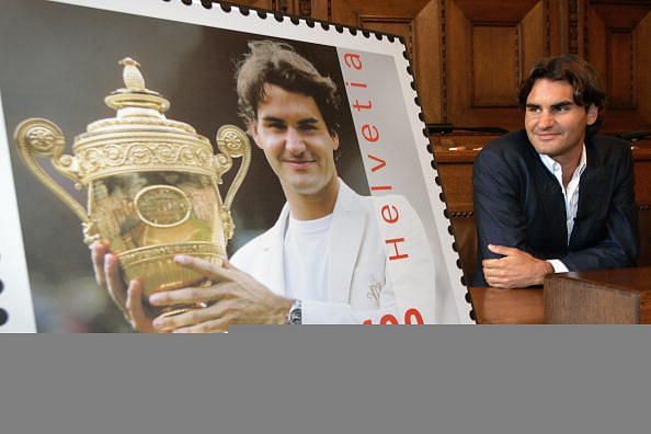 World number one tennis player Roger Fed... : News Photo