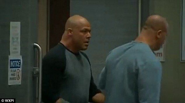 Kurt Angle crying in court with his brother David. 