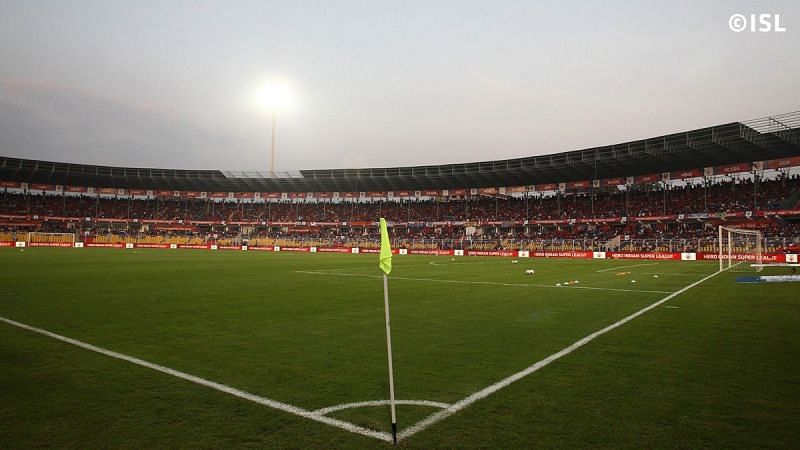 The Fatorda Stadium in Goa