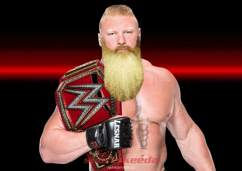 bearded Brock Lesnar