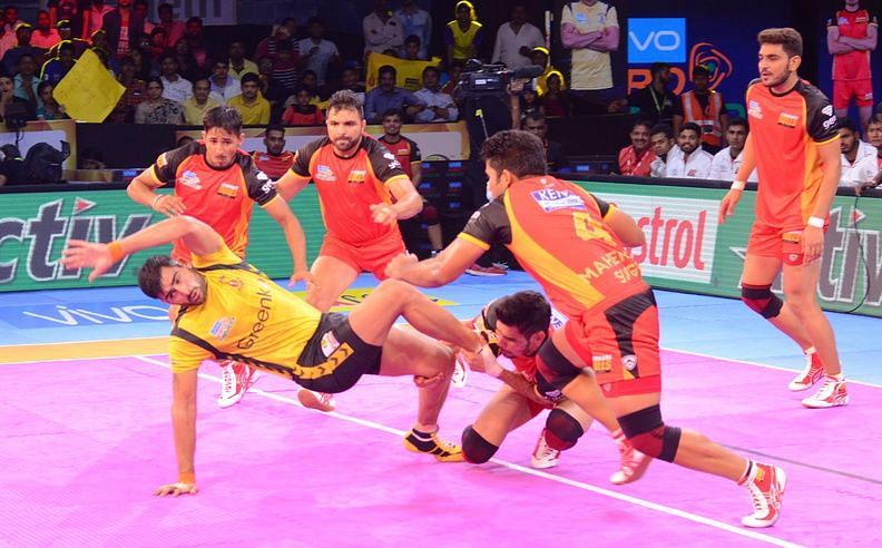Rahul Chaudhari created history by being the only player to collect 500 raid points