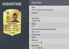 FIFA 17: Fan discovers Pierre-Emerick Aubameyang's insanely good Ultimate Team featuring Ronaldo and Bale
