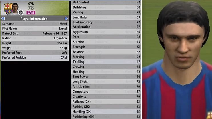 Messi in 06