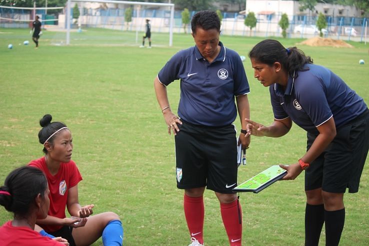 Maymol Rocky Instructing players