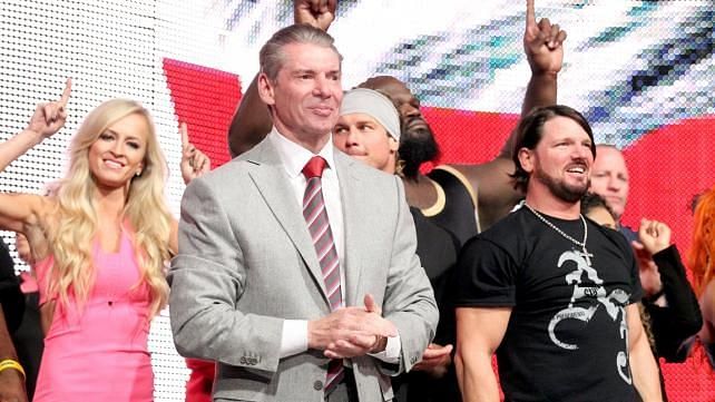 Image result for AJ Styles vince mcmahon