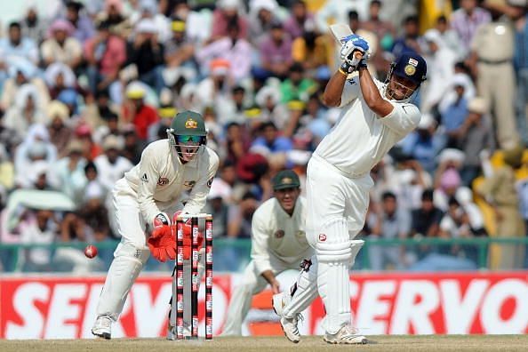 First Test - Day Three:  India v Australia