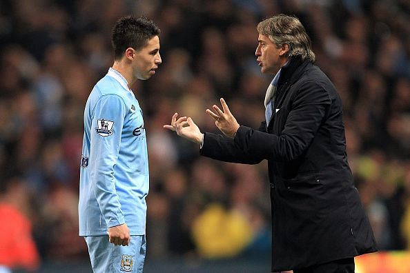 Nasri frustrating Man City