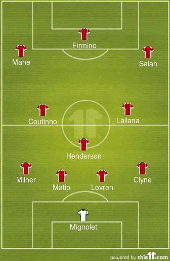 Liverpool&#039;s probable starting XI for the season opener