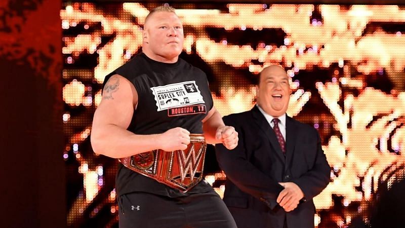 ... Universal Champion Brock Lesnar, who outlasted Samoa Joe to retain his title in a grueling bout the night prior.