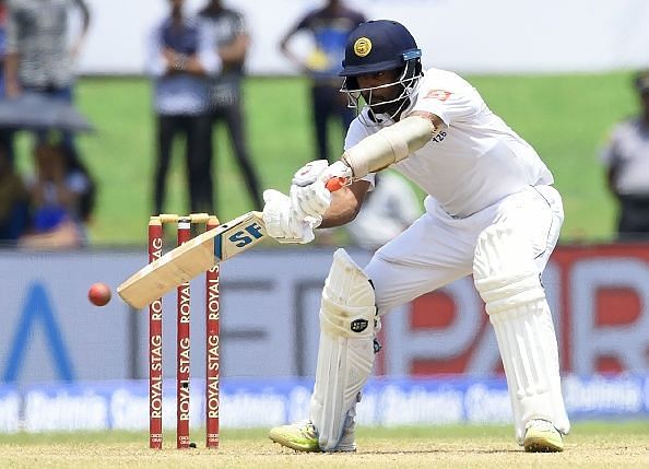 Perera compiled his fifth Test half-century and looked good for a hundred before he ran out of partners