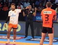 Mondal came to raid on two Do or Die raids and got points for his team on both the occasions