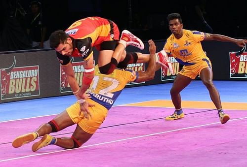 Rohit Kumar Bengaluru Bulls Tamil Thalaivas