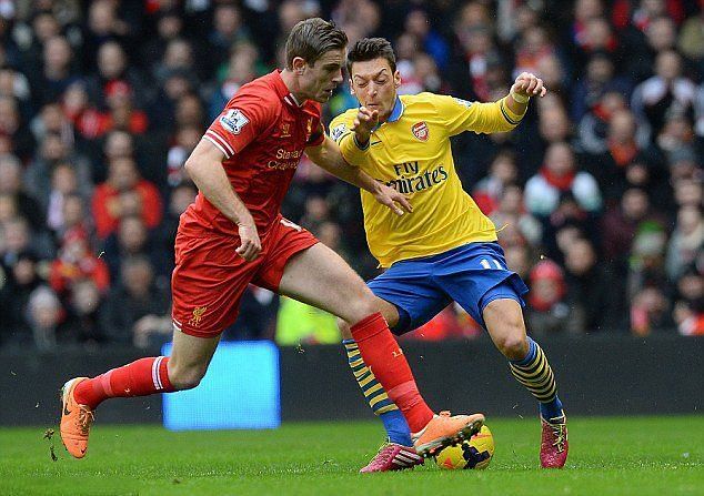 Ozil could find Liverpool&#039;s high pressing game difficult to deal with