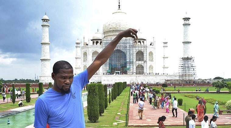 Durant was in India earlier, where he also visited the Taj Mahal