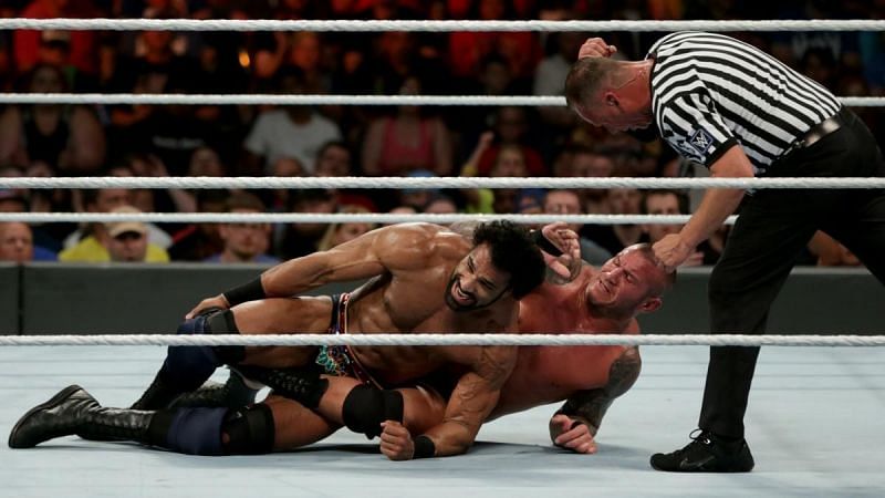 Jinder Mahal and Randy Orton faced off in a dark match post Smackdown