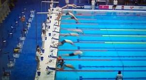 Video: Spanish swimmer refuses to start race to honour victims of the Barcelona attack