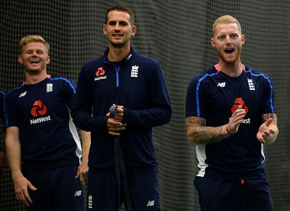 Hales and Stokes engaged in a witty banter on Twitter ahead of the WI series
