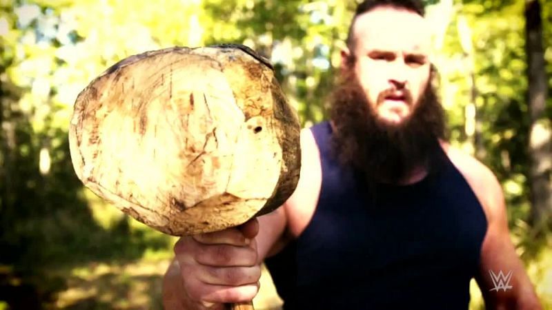 Braun Strowman beats up trees with his bare hands!  