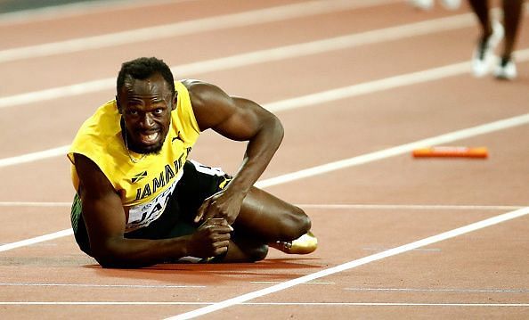 Video: Usain Bolt gets injured mid-way through farewell 4x100m race at IAAF World Championships 2017