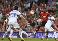 The French winger also assisted Juan Mata for Unitedâs second and final goal of the night