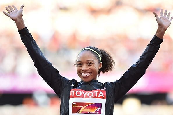 USA's Allyson Felix overtakes Usain Bolt to break all-time World Championship Record